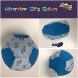Balloon Ball Cover - Blue Flowers